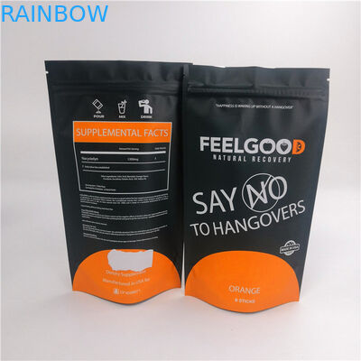 Мешки молнии Mylar 120mic закуски стоя 20*15*8cm для еды