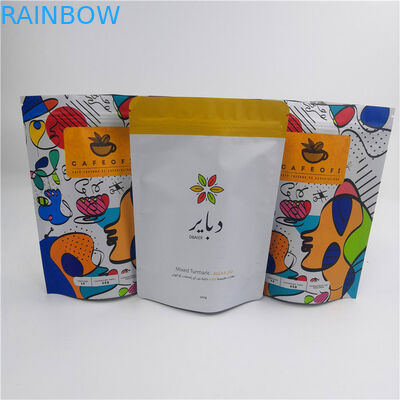 Сумка алюминиевой фольги замка застежка-молнии оптом подгоняла печать съестных упаковывая Resealable чокнутых упаковывая сумок