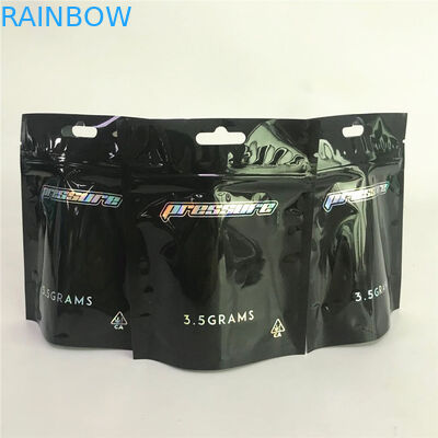 Сумки Mylar алюминиевой фольги Cannabiss доказательства ребенка штейновые