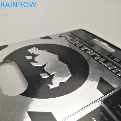 Лоснистые поверхностные карты бумаги волдыря капсулы носорога 9x12cm