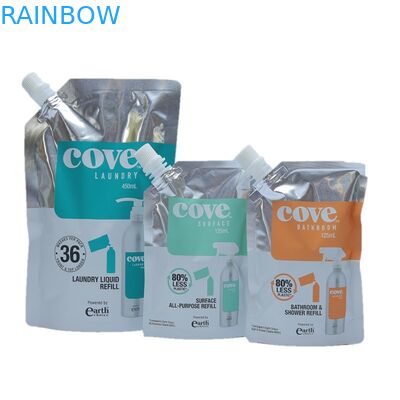 Мешок прачечной шампуня мешков Doypack жидкостной стойки дезинфицирующего средства вверх стоя детержентный