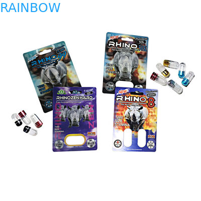 Бутылки таблетки крышки металла красочные пластиковые на носорог FX 9000 7 бутылок таблетки пули капсулы SWAG ясных пластиковых