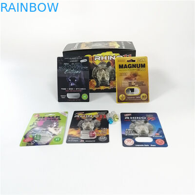 Пластмасса карты волдыря 3D носорога 69 таблеток 350g повышения