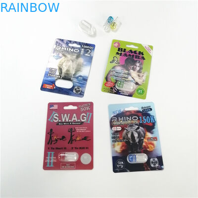 Пластмасса карты волдыря 3D носорога 69 таблеток 350g повышения