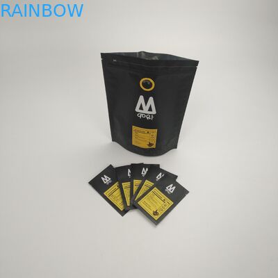 Стойте вверх сумка кофейного зерна Eco сумки кофе Брауна Matt качества еды 500g 1000g дружелюбная упаковывая с клапаном