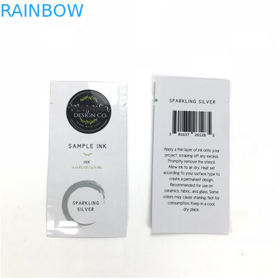 Подгонянный устранимый небольшой мешок образца для лицевой стороны сыворотки 3 глаза cleanser загерметизировал саше для продуктов макияжа