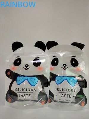 Лоснистая стойка вверх упаковывая сумки подгоняла сумки с особенной формой