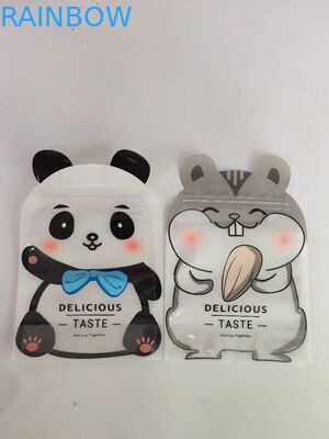 Лоснистая стойка вверх упаковывая сумки подгоняла сумки с особенной формой