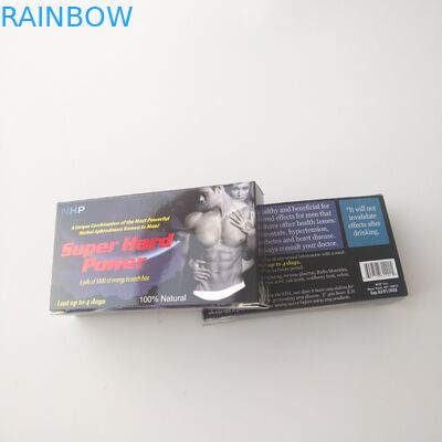 Изготовленная на заказ напечатанная коробка белой таблетки здравоохранения бумаги карты упаковывая