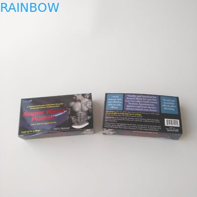 Изготовленная на заказ напечатанная коробка белой таблетки здравоохранения бумаги карты упаковывая