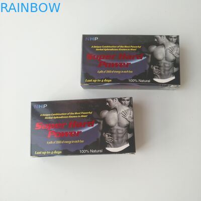 Изготовленная на заказ напечатанная коробка белой таблетки здравоохранения бумаги карты упаковывая