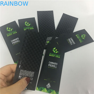 Цифров печатая Preroll лоснистый упаковывая Mylar кладет подгонянную упаковку в мешки Ziplock сигары доказательства запаха алюминиевой фольги совместную