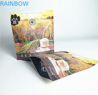 Подгонянная штейновая стойка алюминия вверх по сумкам алюминиевой фольги упаковывая с молнией