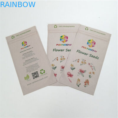 Biodegradable камедь жевания подгоняла сумки Pla Kraft бумажные для упаковки засорителя 1oz 1/2oz