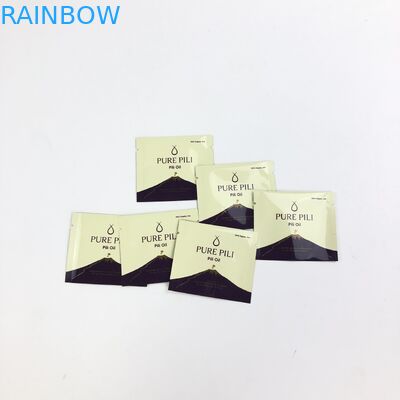 Изготовленное на заказ напечатанное саше алюминиевой фольги 3 загерметизированное стороной косметическое для упаковки образца