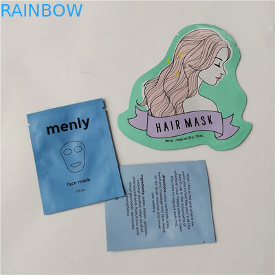 Штейновые голубые cosmtic упаковывая сумки подгоняли плоские саше фольги