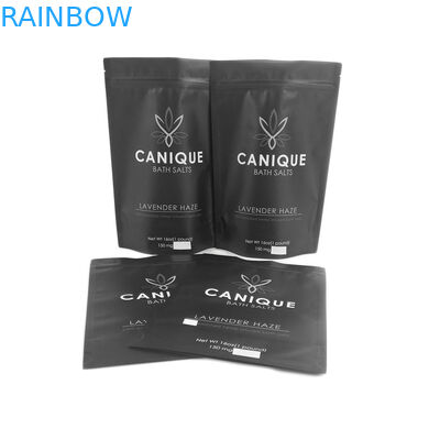 Доказательство запаха кладет молнию в мешки качества еды кладет сухую сумку в мешки Mylar соли для принятия ванны логотипа 16OZ семян цветка металлическую сияющую серебряную изготовленную на заказ