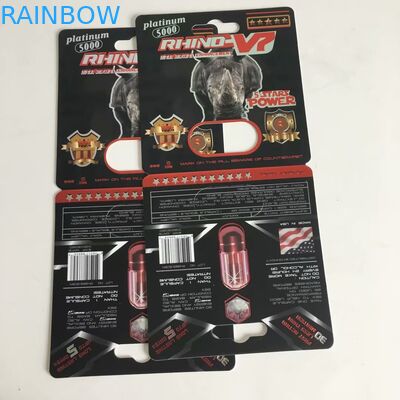 Подгонянная бумага большой винной бутылки 4 цветов чешет бумажные коробки для упаковки капсул таблетки