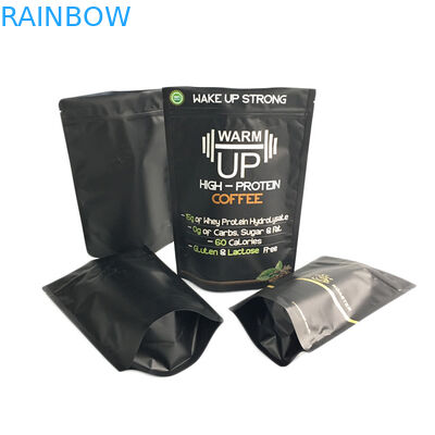 Стойка фольги отделки чернением сумки кофе печатания золота штейновая вверх по сумке молнии упаковывая