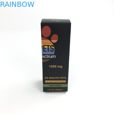 Изготовленный на заказ лоснистый фильм с картоном толщины 400g белым для медицины Spary разливает упаковку по бутылкам коробки бумаги ювелирных изделий