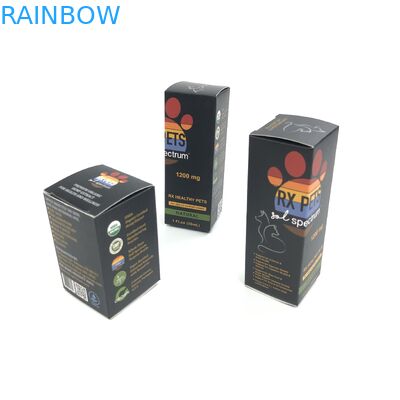 Изготовленный на заказ лоснистый фильм с картоном толщины 400g белым для медицины Spary разливает упаковку по бутылкам коробки бумаги ювелирных изделий