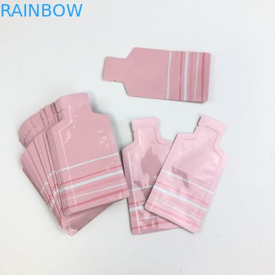 Размер логотипа OEM изготовленный на заказ розовый Resealable с прозрачным окном для мешка сухого плода чокнутого упаковывая