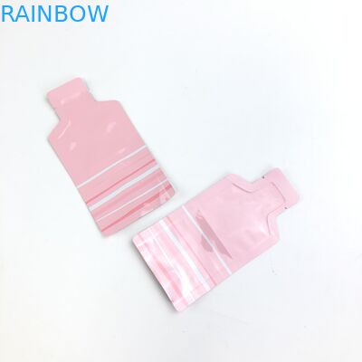 Размер логотипа OEM изготовленный на заказ розовый Resealable с прозрачным окном для мешка сухого плода чокнутого упаковывая