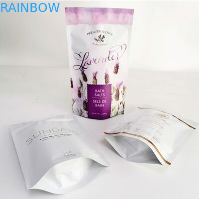 OEM стоит вверх алюминиевые сумки пластиковой упаковки влияния сусального золота Doypack для солей для принятия ванны и трав