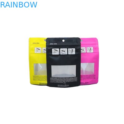 Мешок 200mic Mylar тройной конфеты молнии CBD Ziplock