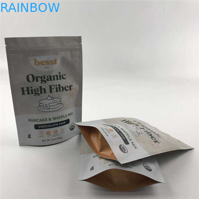 Стойте вверх мешок молнии с окном Doypack для сухих плодов