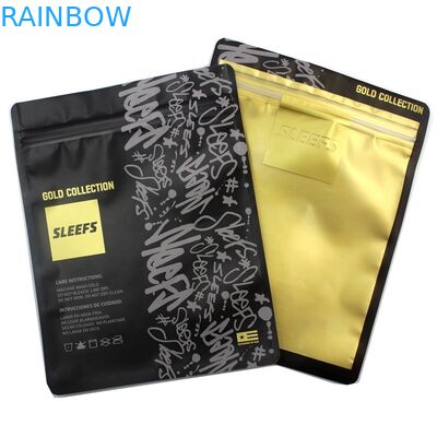 Выдвиженческий логотип печатая сумку одежды Opp замка застежка-молнии футболки молнии прозрачную упаковывая поли