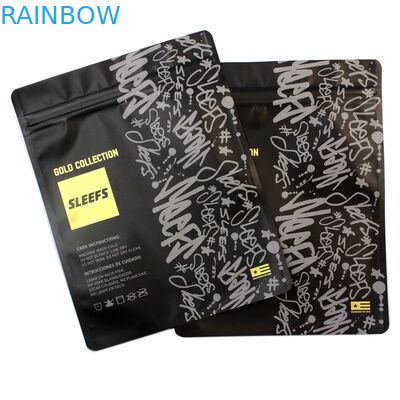 Выдвиженческий логотип печатая сумку одежды Opp замка застежка-молнии футболки молнии прозрачную упаковывая поли