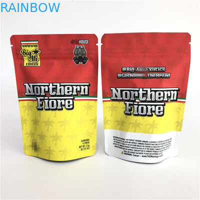 Офсетная печать камедеобразной Mylar PE CMYK 180mic травяной стойки сумки вверх