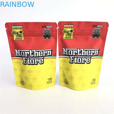 Офсетная печать камедеобразной Mylar PE CMYK 180mic травяной стойки сумки вверх