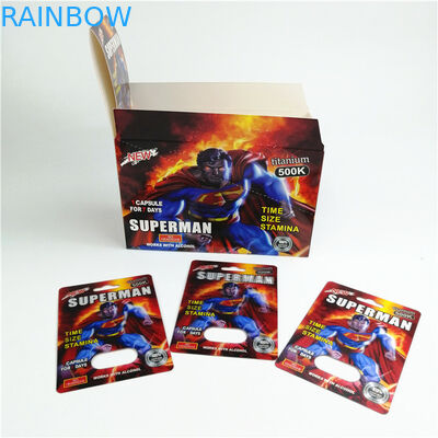 350g Paperboard Gravnre печатая карту волдыря упаковывая для таблетки секса