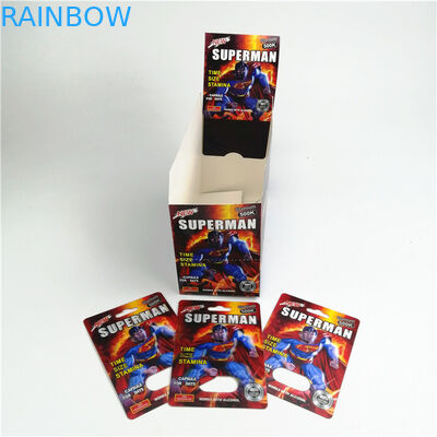 Шелк печатая карту 9x12cm таблетки секса CMYK упаковывая