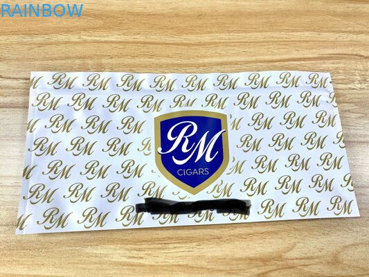 Resealable 3 сумки Mylar бортовых уплотнения плоских видят через упаковку мешков еды засорителя мешков влажности сигары пластиковую