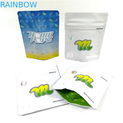 Многоразовое цифров печатая полиэтиленовые пакеты Doypack еды алюминиевая молния кладет изготовленное на заказ доказательство в мешки Mylar запаха кладет в мешки для камедеобразных печений