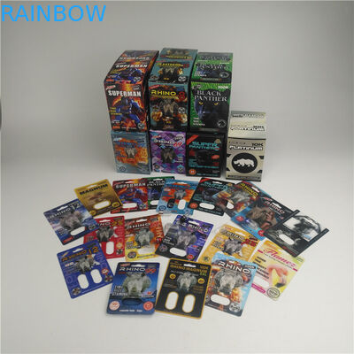 Карта волдыря SGS 200mic 3d для мужских таблеток 500K 600k