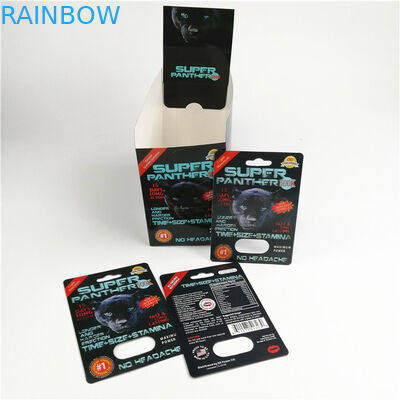 Носорог 69 карт 350g Whiteboard волдыря 3d с коробкой бумаги дисплея