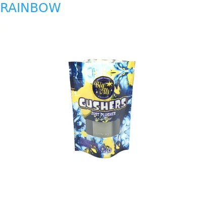 Изготовленный на заказ логотип для семени пшеничной муки с Plastique Sac Bolsa молнии стоит вверх мешок кладет косметическое окно в мешки