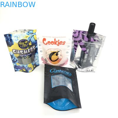 Изготовленный на заказ логотип для семени пшеничной муки с Plastique Sac Bolsa молнии стоит вверх мешок кладет косметическое окно в мешки