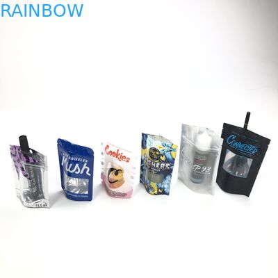 Изготовленный на заказ логотип для семени пшеничной муки с Plastique Sac Bolsa молнии стоит вверх мешок кладет косметическое окно в мешки