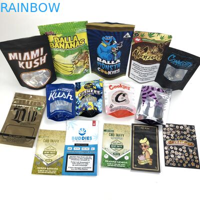 Изготовленный на заказ логотип для семени пшеничной муки с Plastique Sac Bolsa молнии стоит вверх мешок кладет косметическое окно в мешки