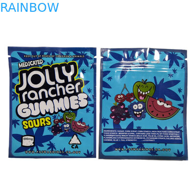 конопля сумки THC Mylar конфеты 200mic CBD Gummies