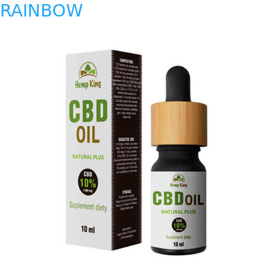 Красочная печатая коробка CBD бутылки капельницы CMYK 120mic бумажная