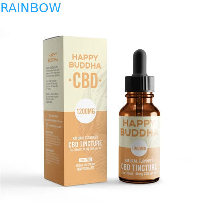 Коробка бумаги бутылки капельницы картона CMYK 200mic 30ml