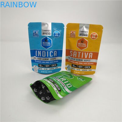 Низкая сумка 100micron Mylar фольги Moq 3.5g 7g VMPET Alunminum