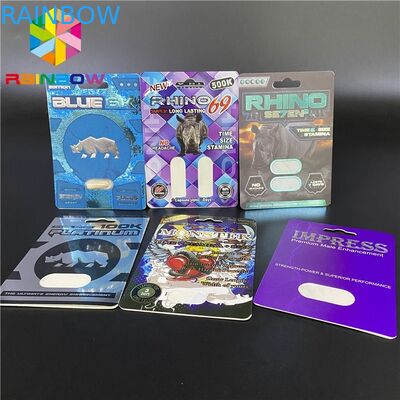 Голубые карты носорога 3D 6K Plantinum 100K 350g Whiteboard