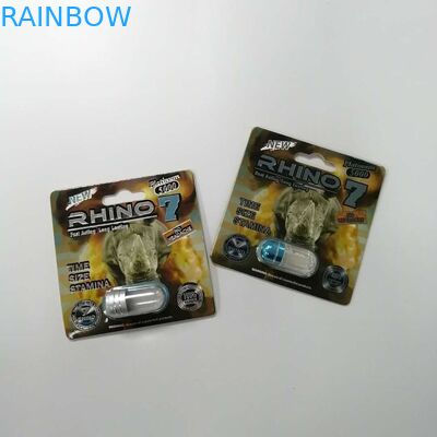 Карты черных белых таблеток секса пантеры CMYK 8*12cm бумажные для таблетки